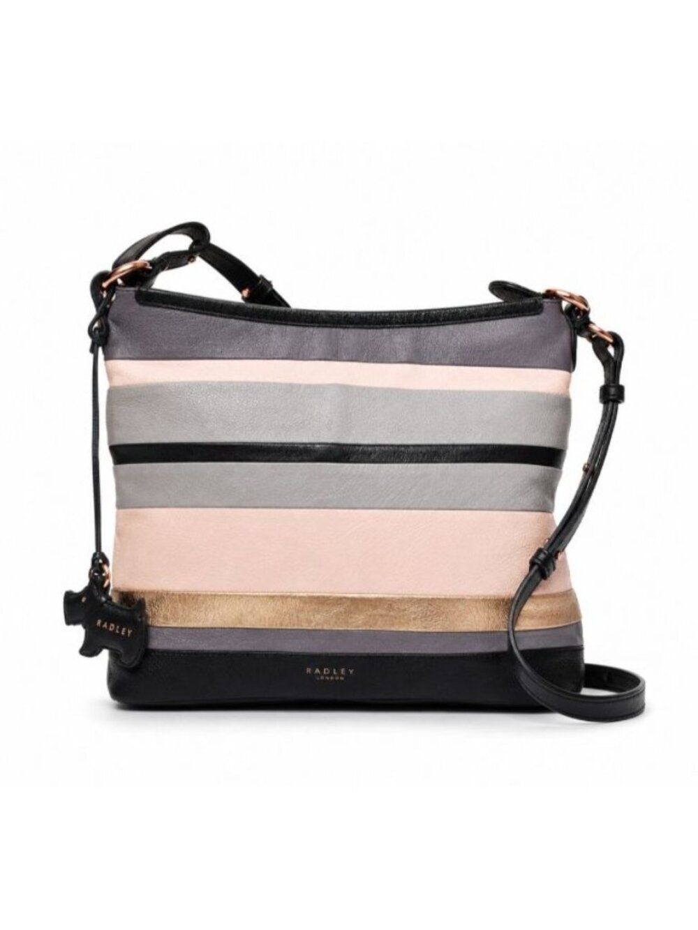 Radley London Eaton Hall Medium Zip Top Leather Crossbody Shoulder Bag